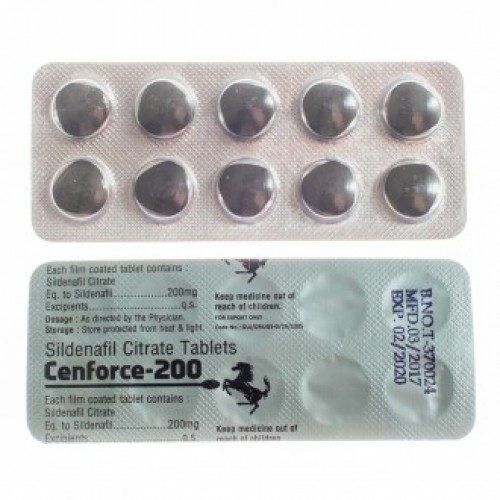 Віагра 200 Дженерік Cenforce 200 mg Sildenafil 10 таб