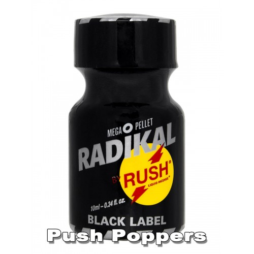 ПОППЕРС RADIKAL RUSH BLACK LABEL 10 ML ПОППЕРС RADIKAL RUSH BLACK LABEL 10 ML